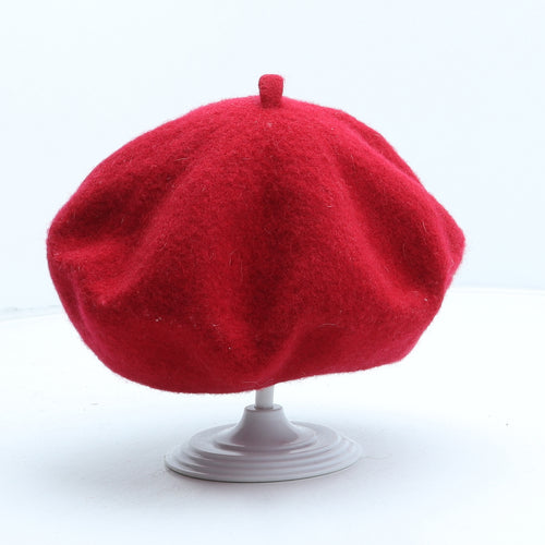 Primark Womens Red Wool Beret One Size