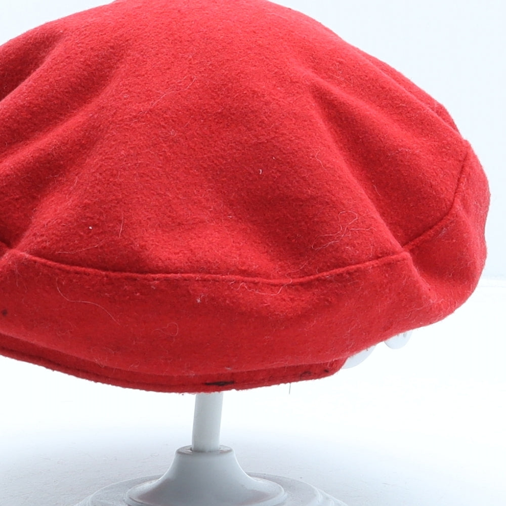 Primark Womens Red Polyester Peaked Cap One Size