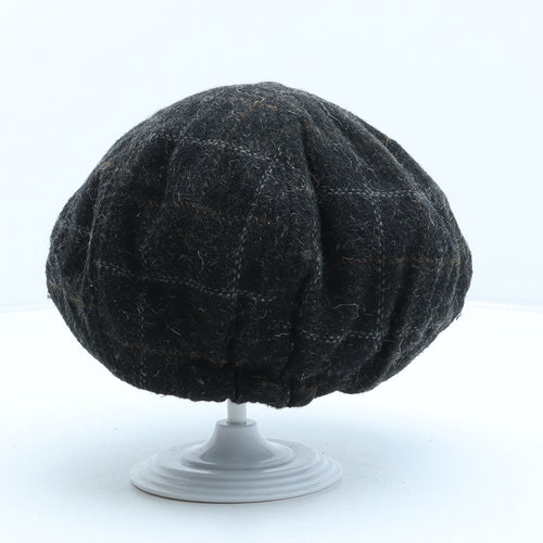 British Lion Mens Green Plaid Polyester Flat Cap One Size