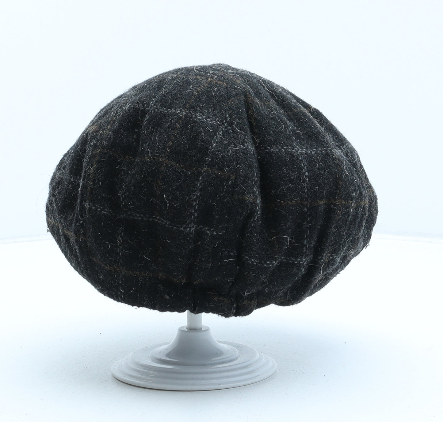 British Lion Mens Green Plaid Polyester Flat Cap One Size