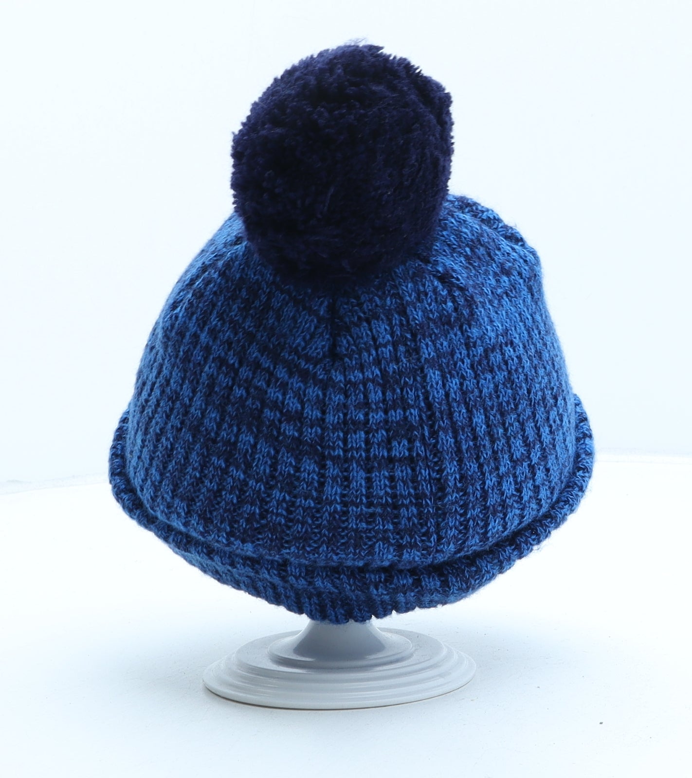 Rock Jock Boys Blue Acrylic Bobble Hat One Size