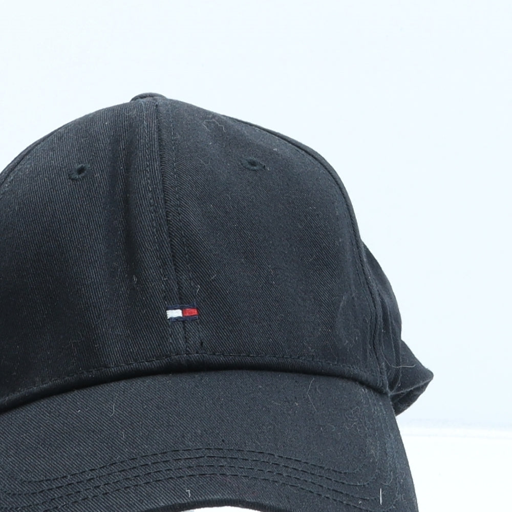 Tommy Hilfiger Mens Black Cotton Baseball Cap One Size