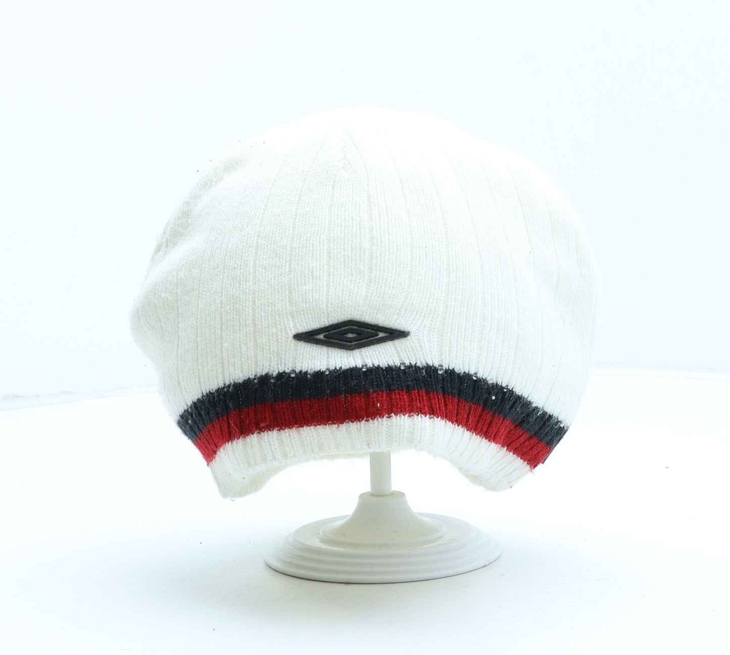 Umbro Mens Beige Acrylic Beanie One Size