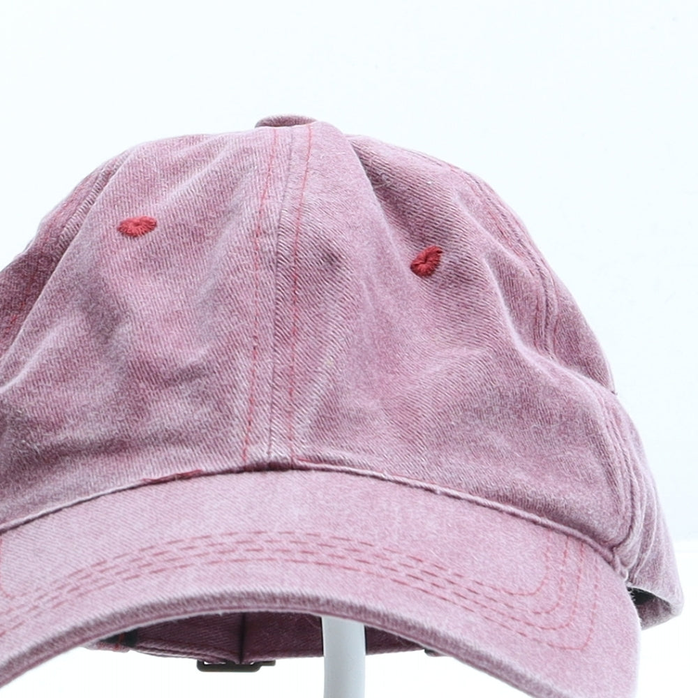 Preworn Womens Purple Cotton Baseball Cap One Size