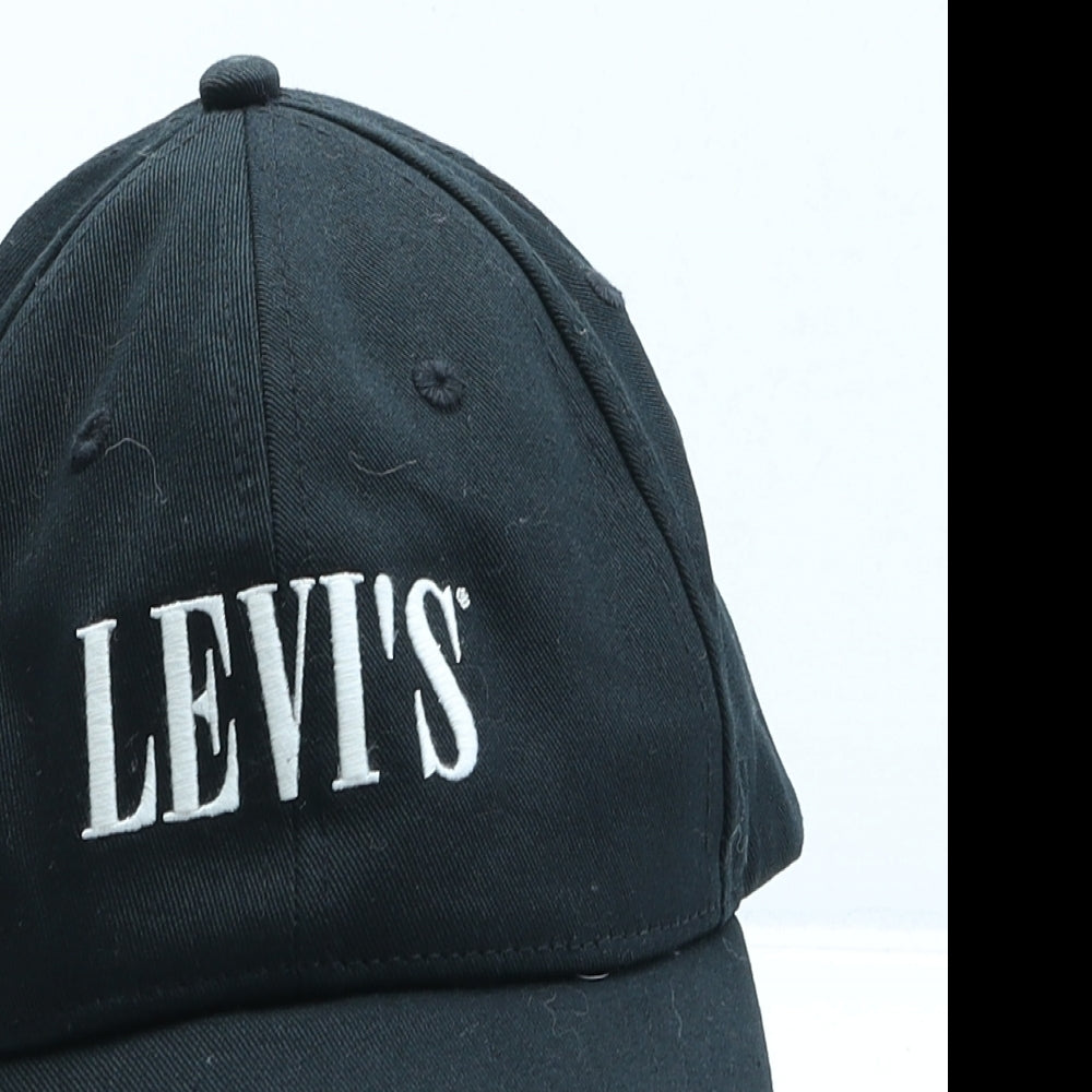 Levi's Mens Black Cotton Baseball Cap One Size