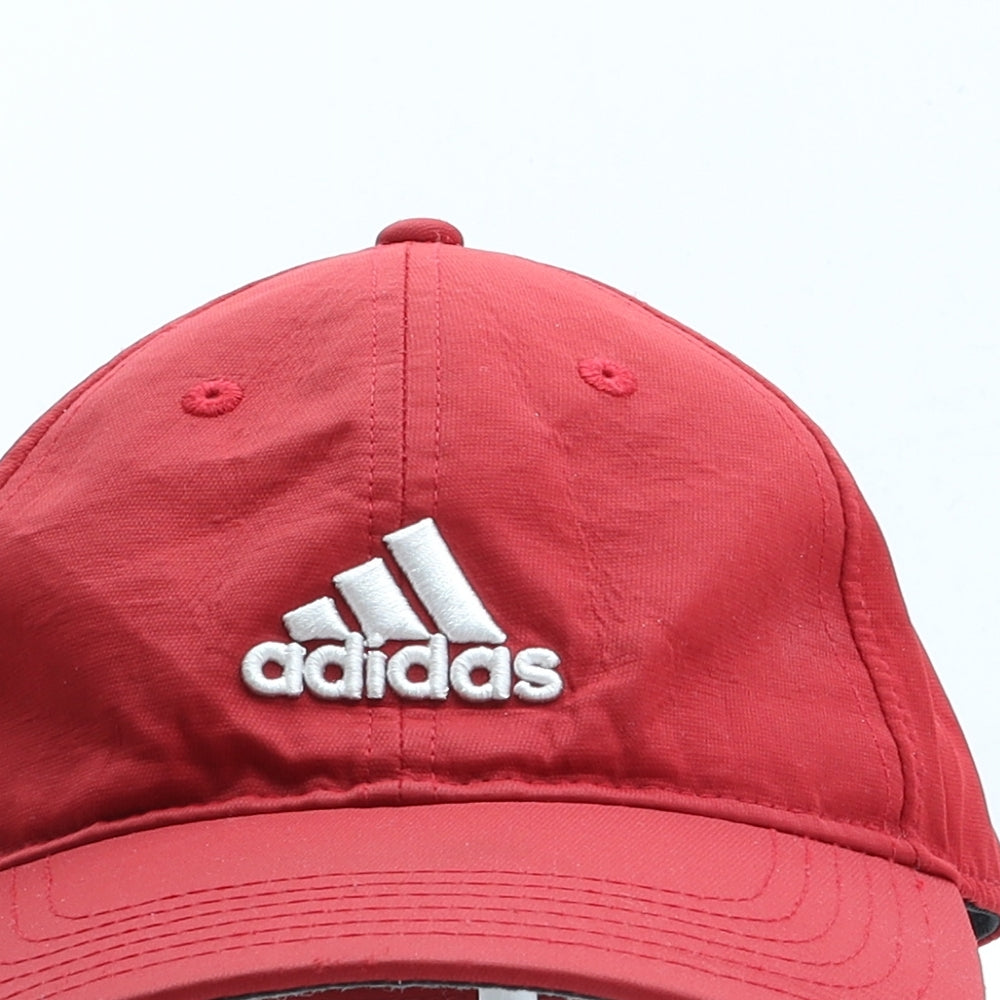 adidas Mens Red Polyester Baseball Cap One Size
