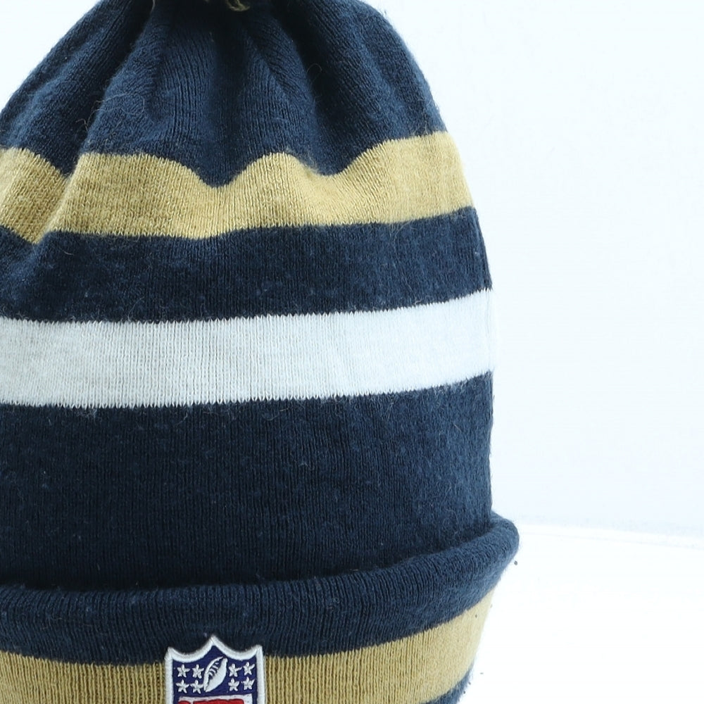New Era Mens Blue Striped Acrylic Beanie One Size - ST LOUIS RAMS