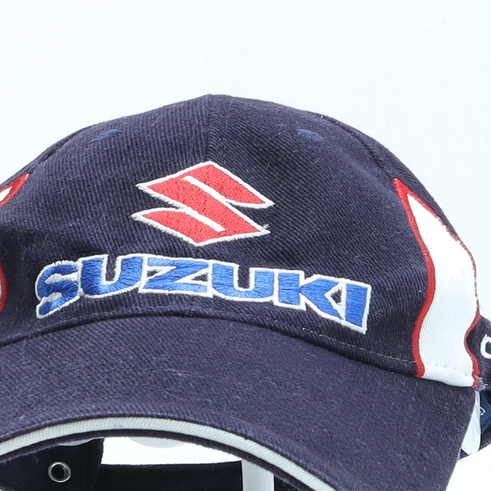 Suzuki Mens Blue Cotton Baseball Cap One Size
