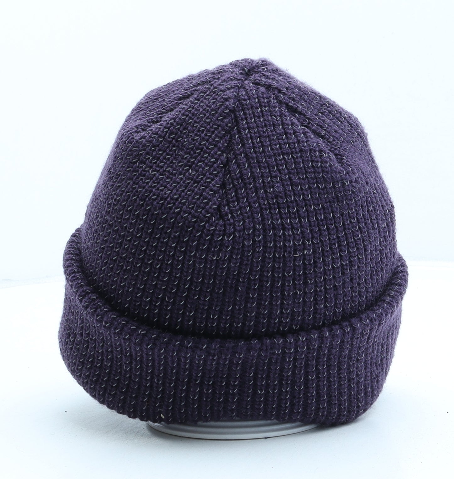 LOMO Womens Purple Acrylic Beanie One Size