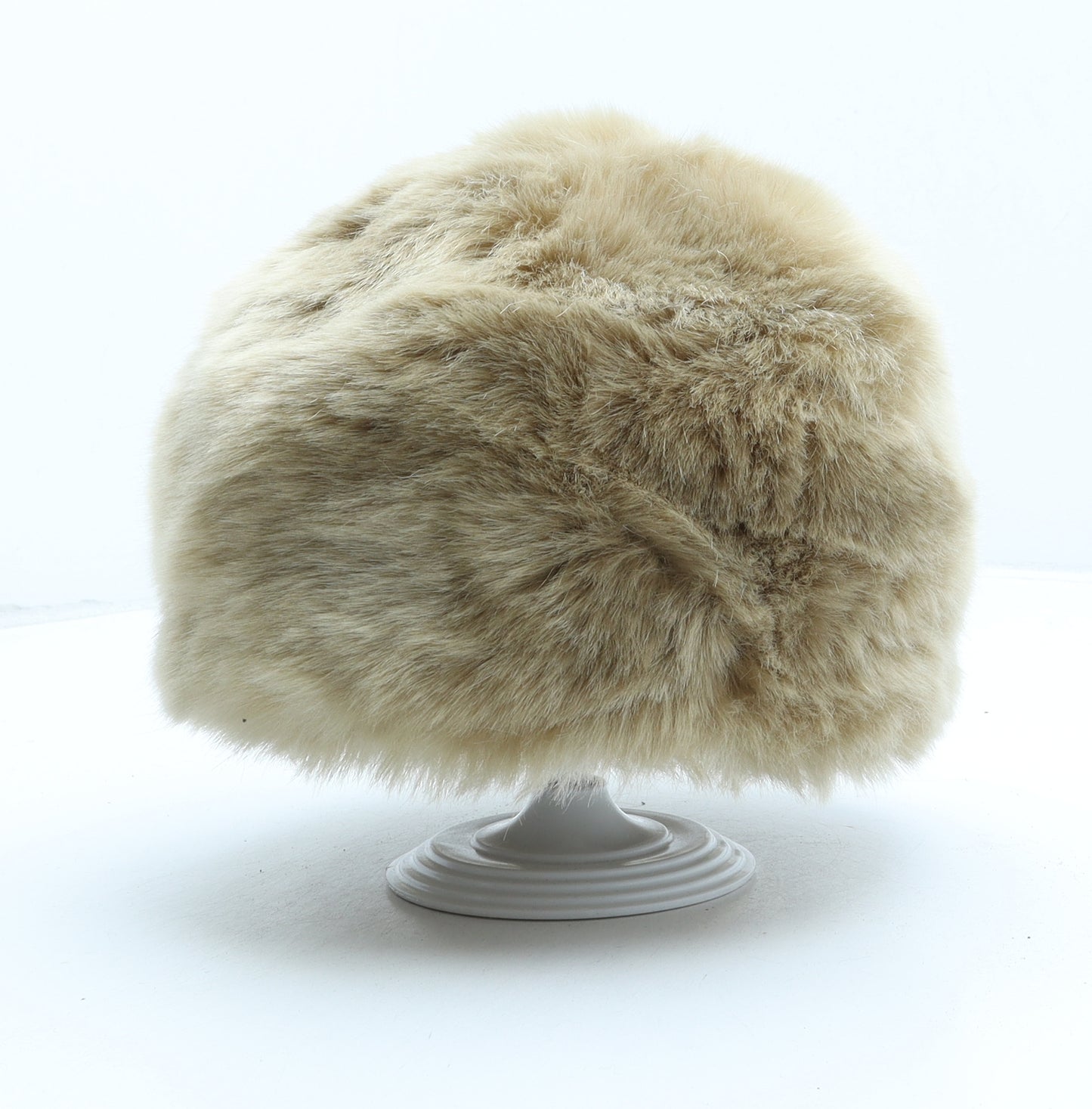 Preworn Womens Beige Polyester Cossack One Size - Faux Fur