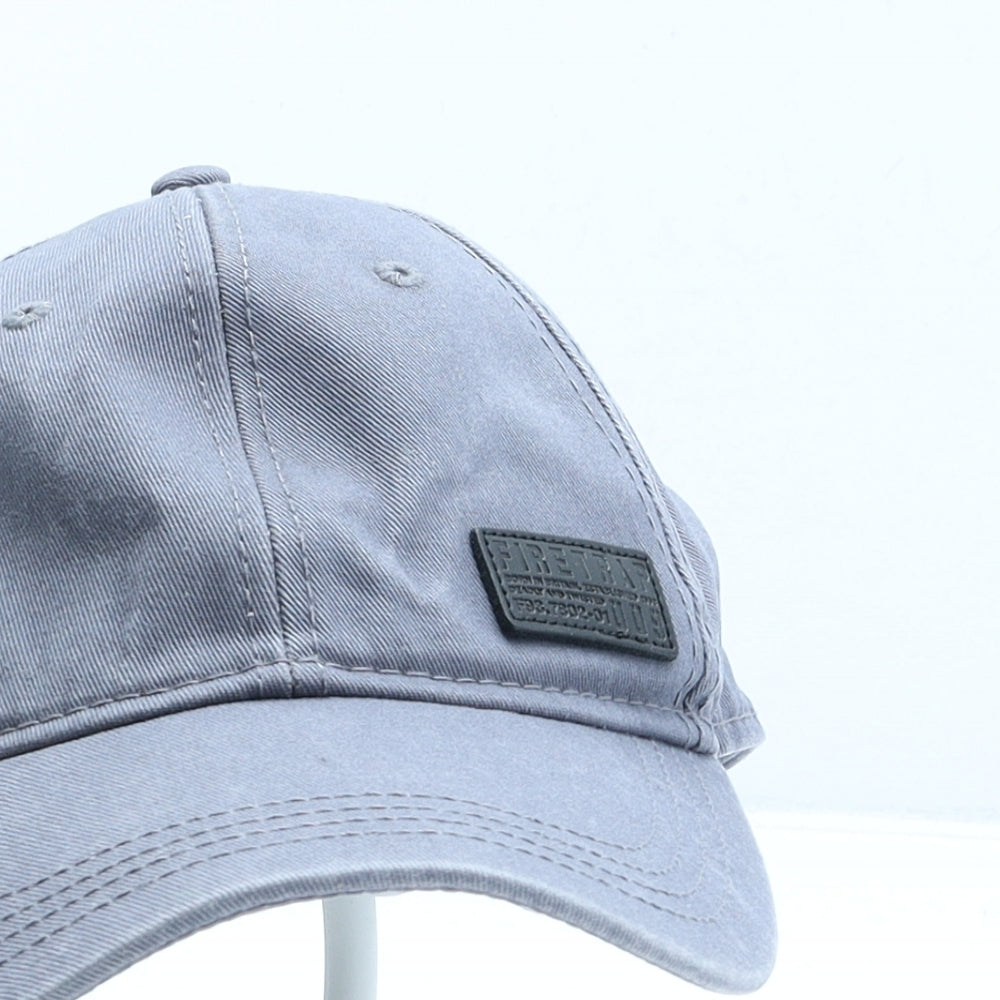 Firetrap Mens Grey Cotton Baseball Cap One Size