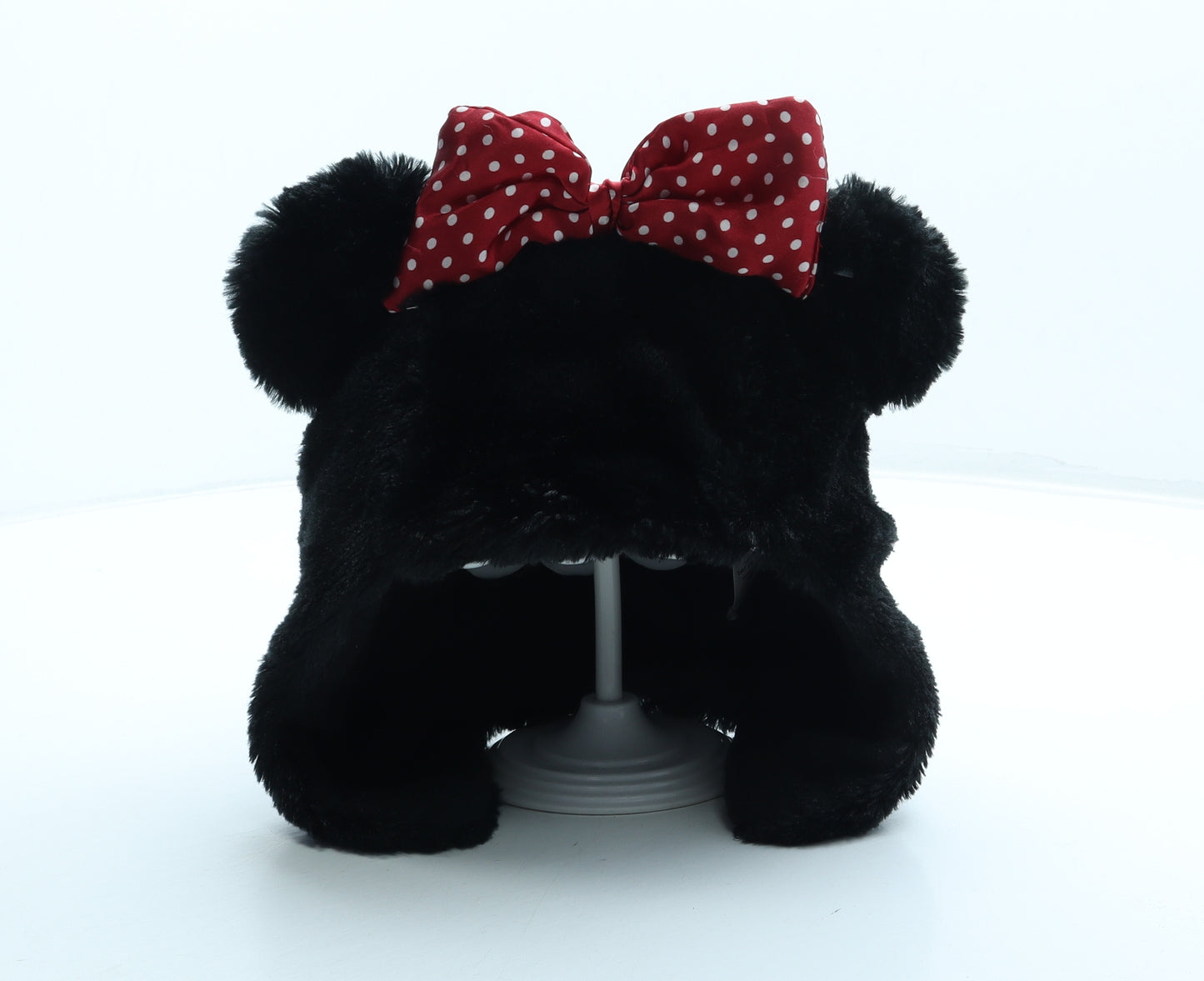 Disney Womens Black Polyester Bonnet Size S - Minnie Mouse Ears