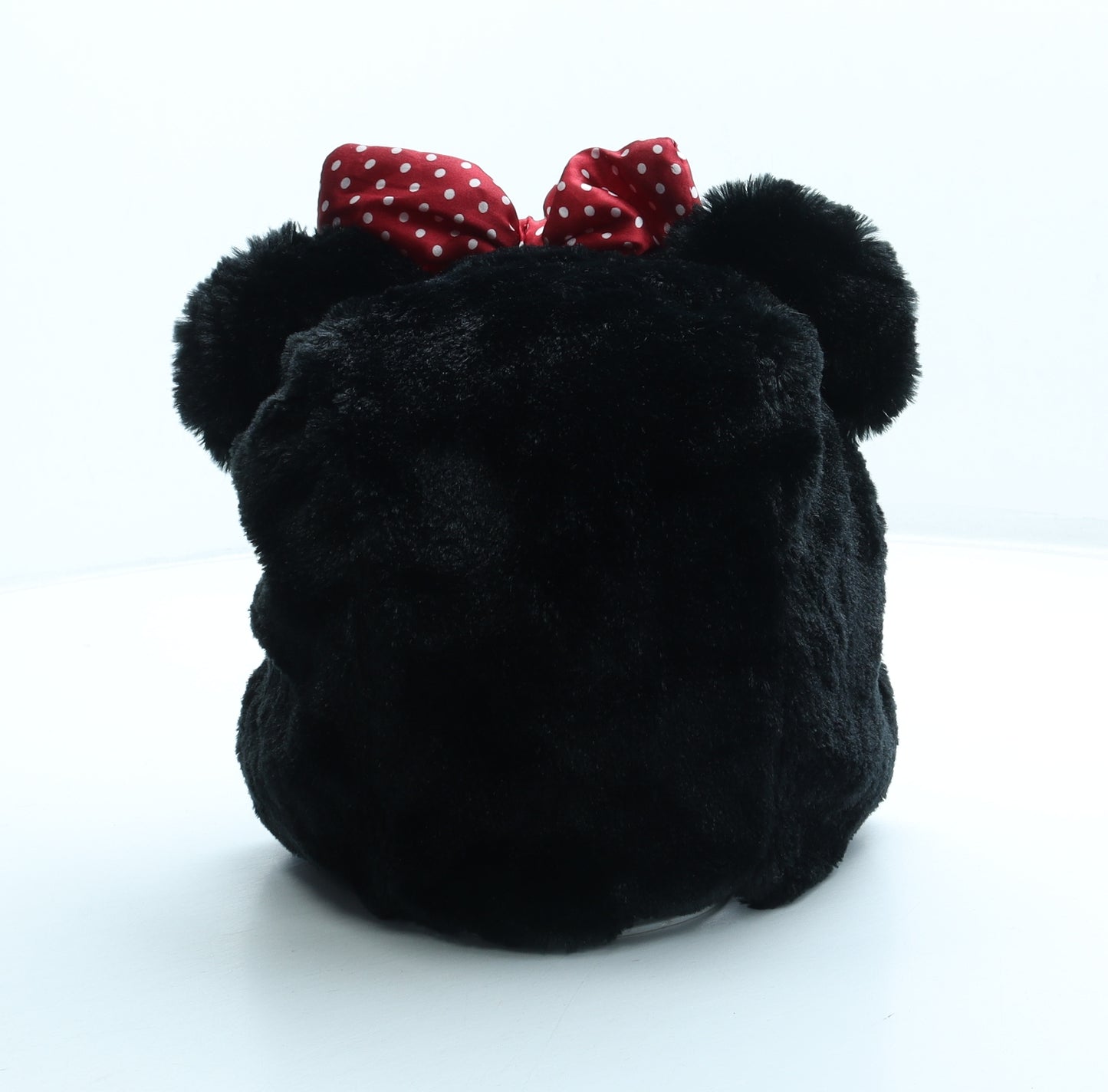 Disney Womens Black Polyester Bonnet Size S - Minnie Mouse Ears