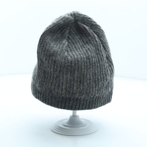 Nicky Thomson Womens Brown Wool Beanie One Size