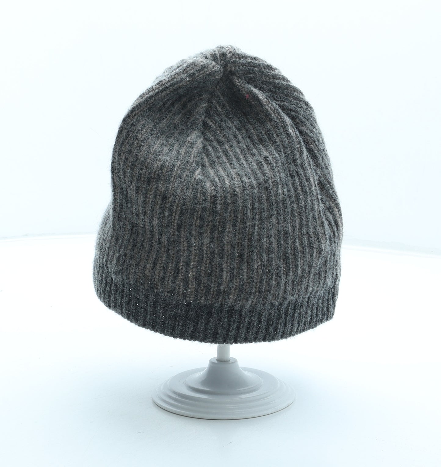 Nicky Thomson Womens Brown Wool Beanie One Size