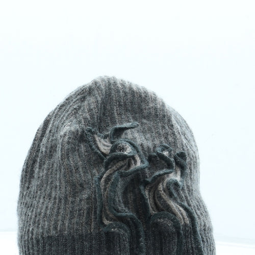 Nicky Thomson Womens Brown Wool Beanie One Size