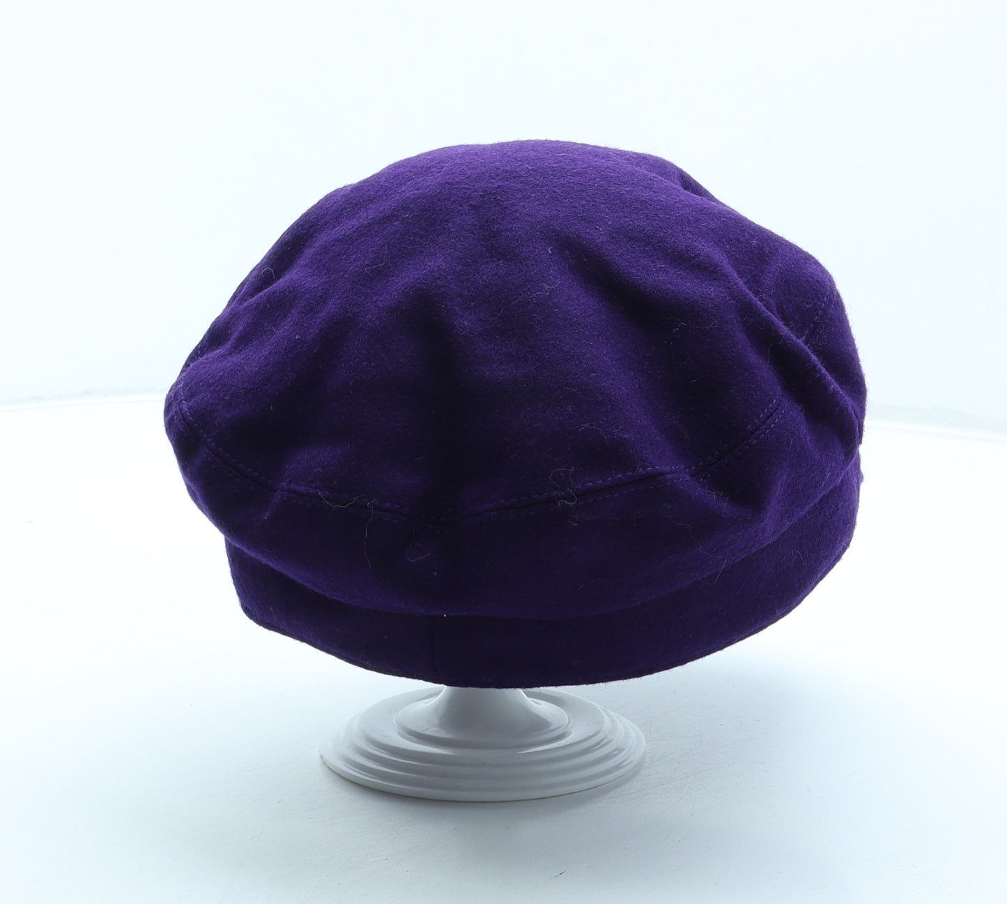 Great Horse Womens Purple Wool Peaked Cap Size M