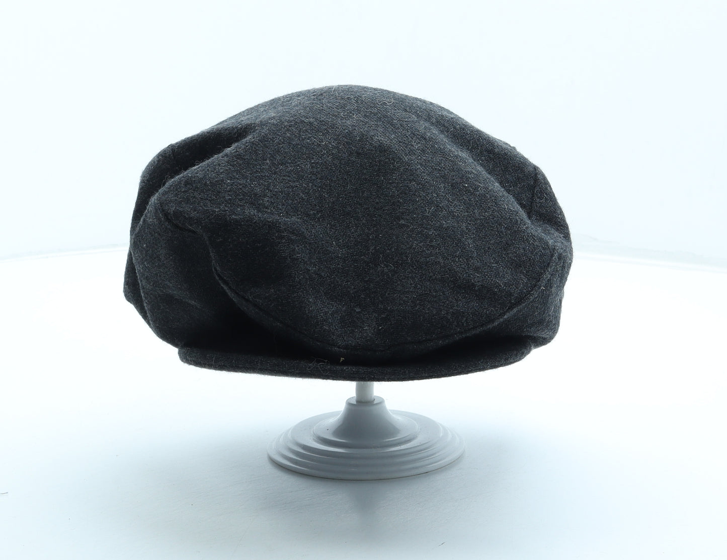 Yupoong Mens Grey Polyester Flat Cap Size 7 1/4