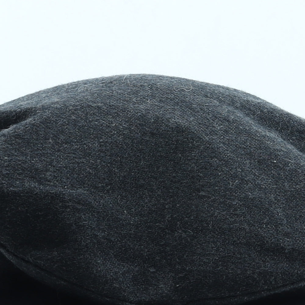 Yupoong Mens Grey Polyester Flat Cap Size 7 1/4