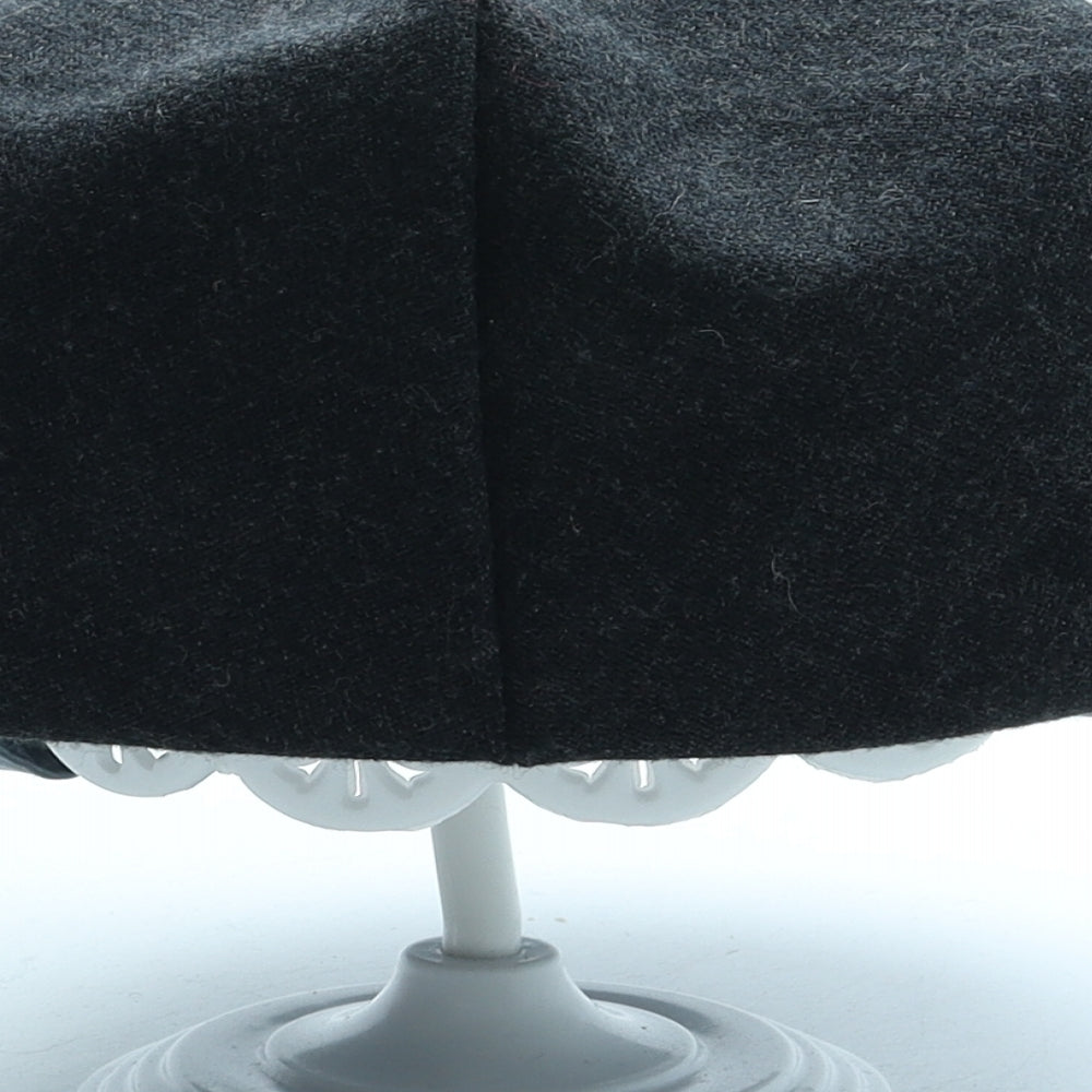 Yupoong Mens Grey Polyester Flat Cap Size 7 1/4