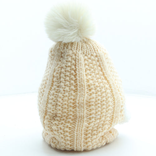 G-Stone Winter Collection Womens Pink Acrylic Balaclava One Size - Pom Pom