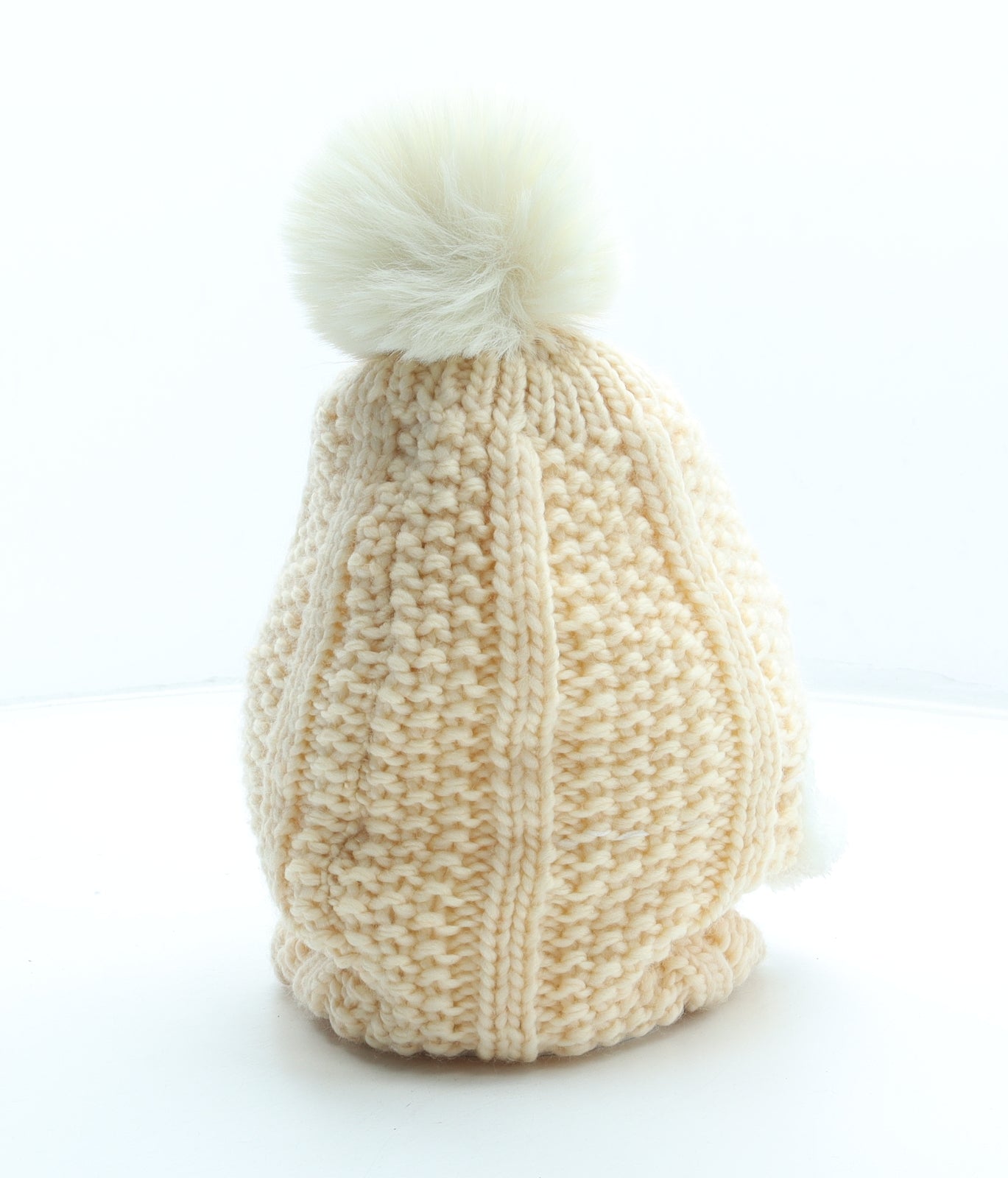 G-Stone Winter Collection Womens Pink Acrylic Balaclava One Size - Pom Pom