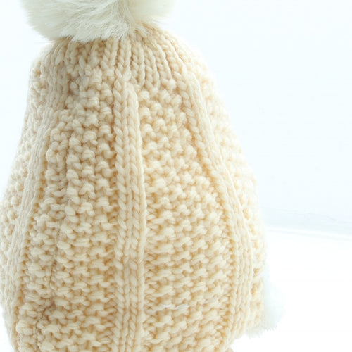 G-Stone Winter Collection Womens Pink Acrylic Balaclava One Size - Pom Pom