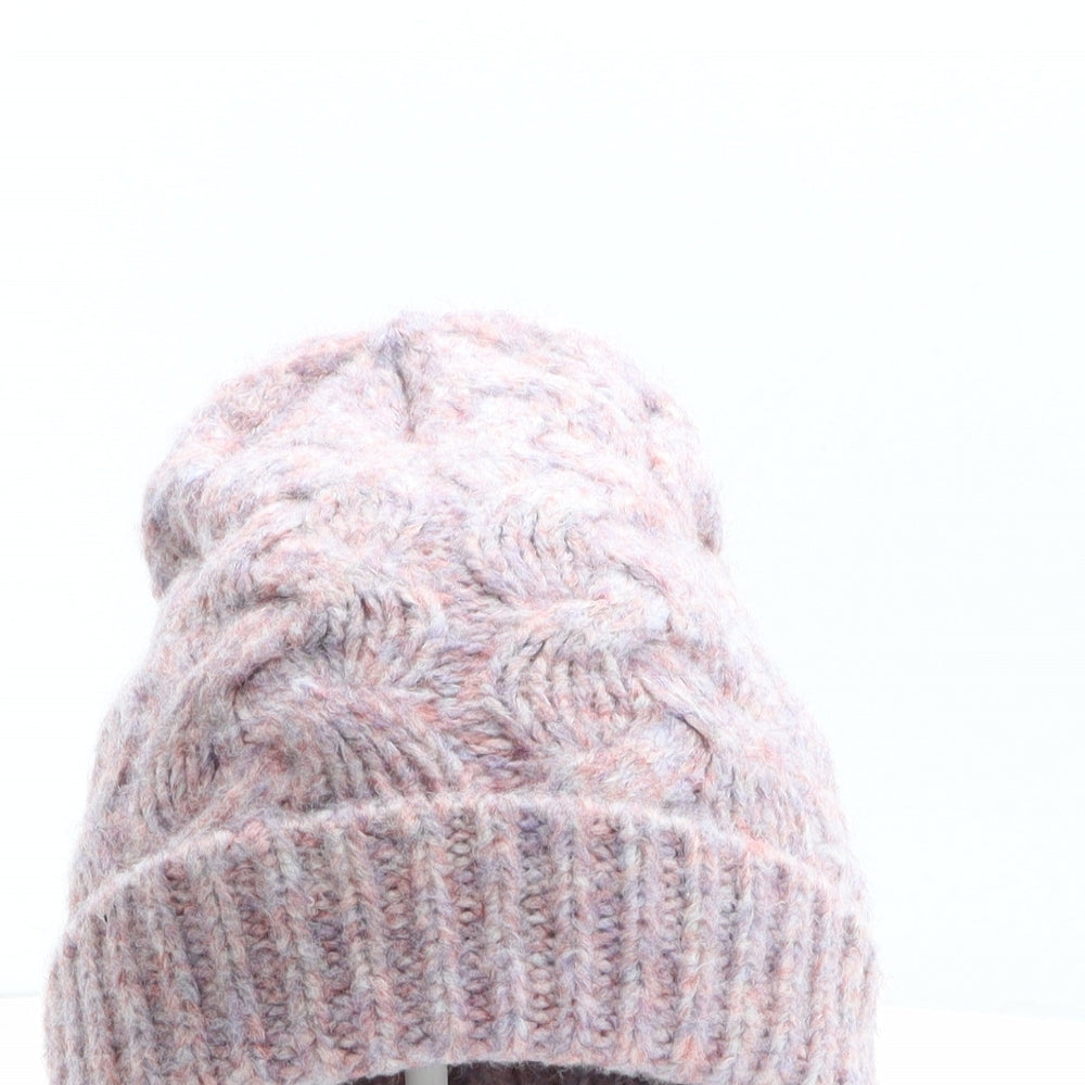 Old Navy Womens Pink Acrylic Beanie One Size