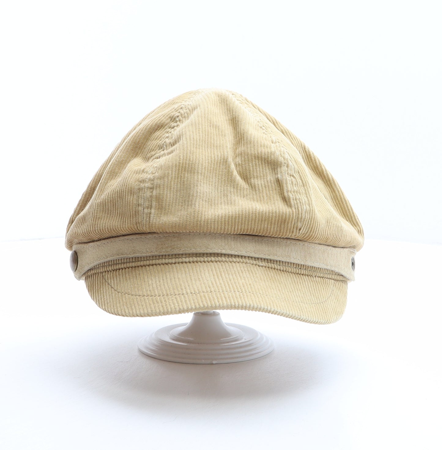 Hattitude Womens Beige 100% Cotton Peaked Cap One Size
