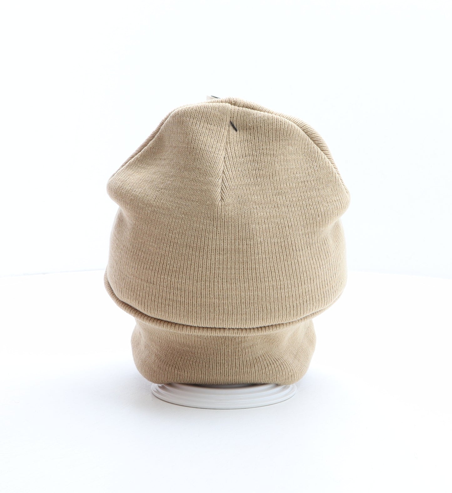 Divided by H&M Mens Beige Polyester Beanie One Size
