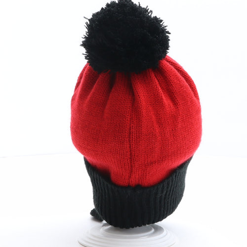 Primark Boys Multicoloured Colourblock Acrylic Bonnet Size S - Marvel, Avengers, Spiderman, Reflective
