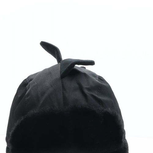 NEXT Boys Black Polyester Trapper Hat One Size - Dinosaur spikes design