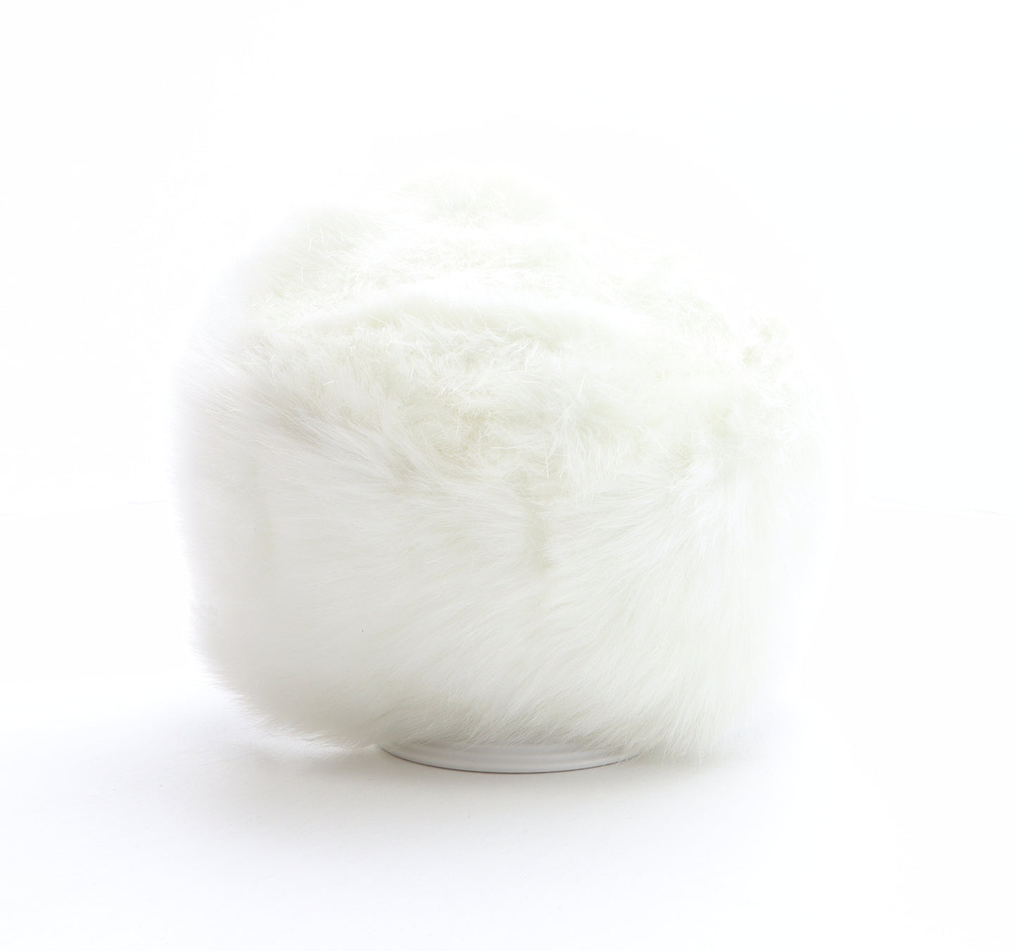 Preworn Womens White Polyester Cossack One Size