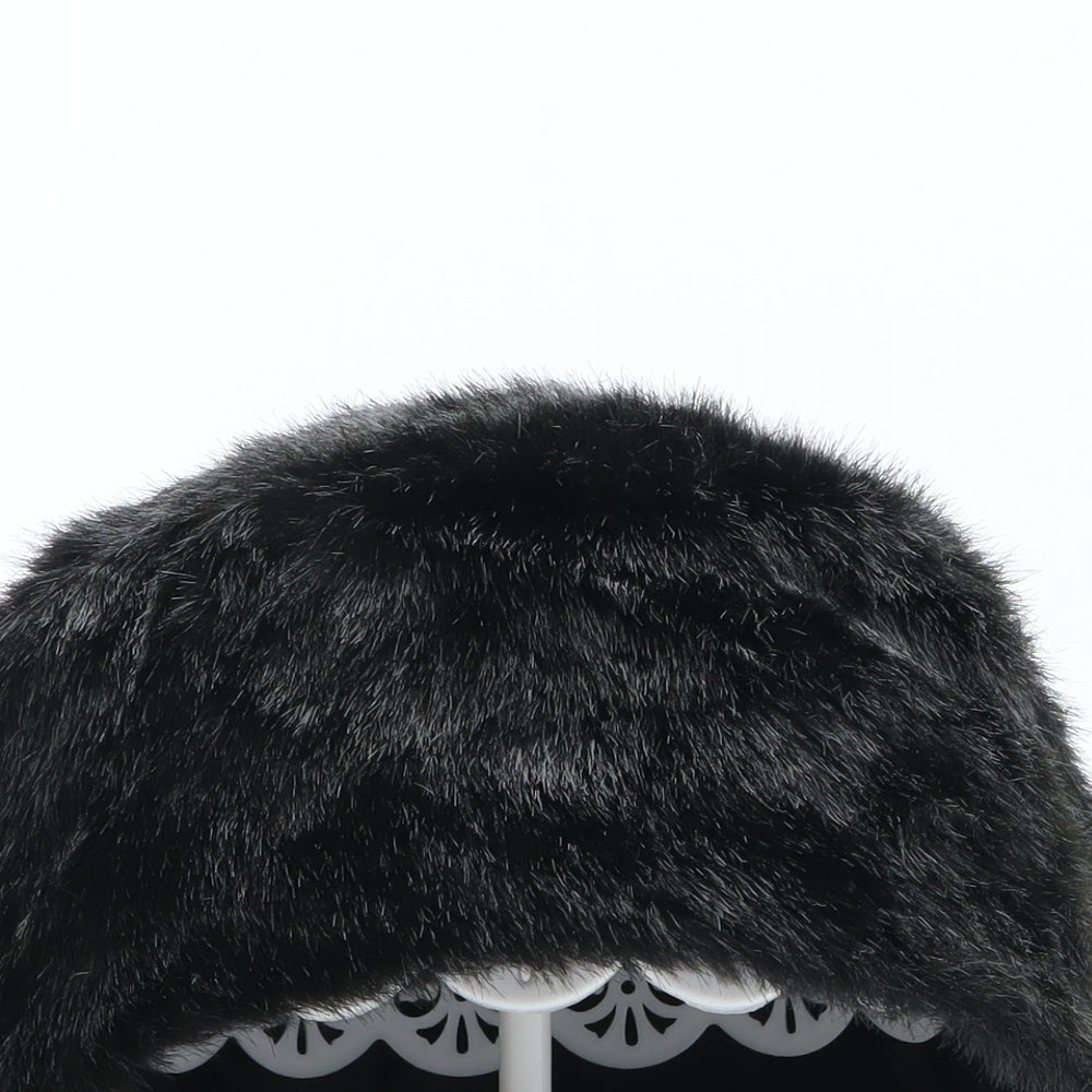 Dents Womens Black Acrylic Cossack One Size