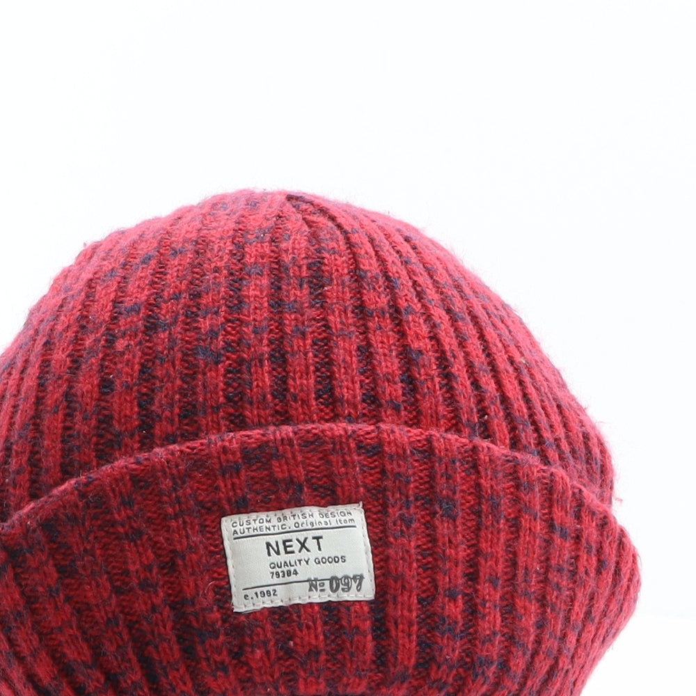 NEXT Boys Red Acrylic Beanie One Size