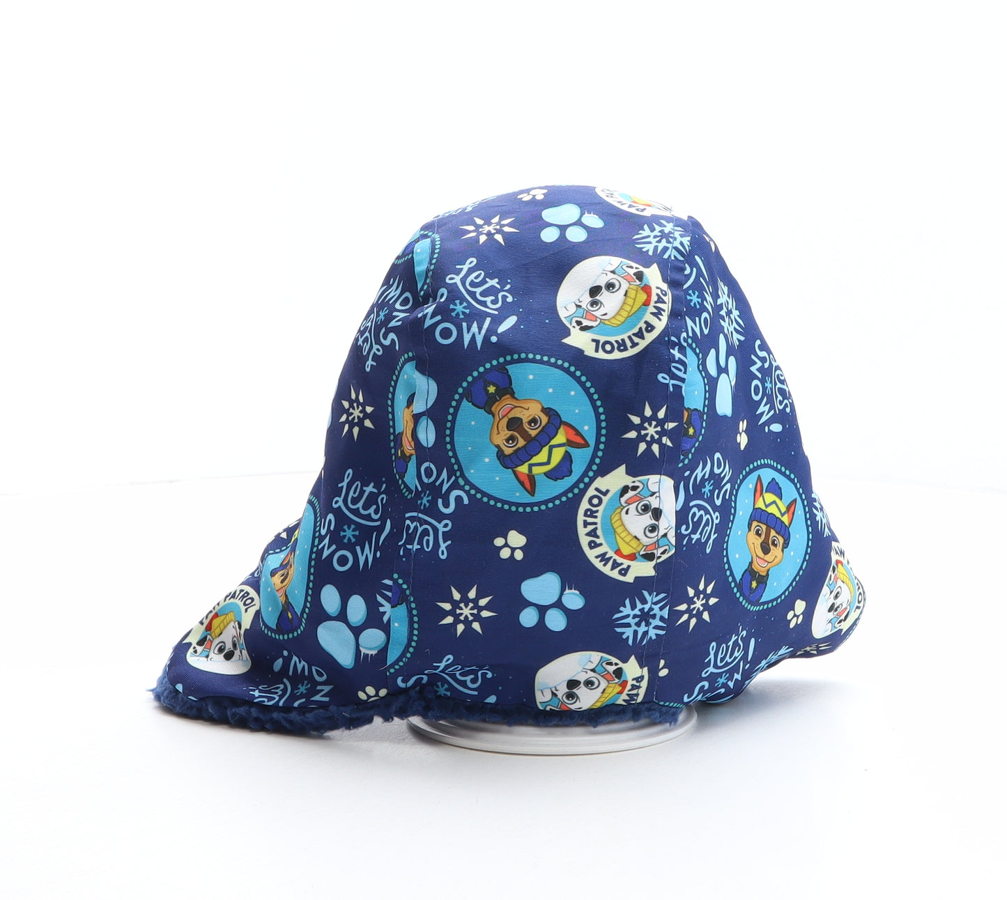 George Boys Blue Geometric Polyester Trapper Hat One Size - Paw patrol