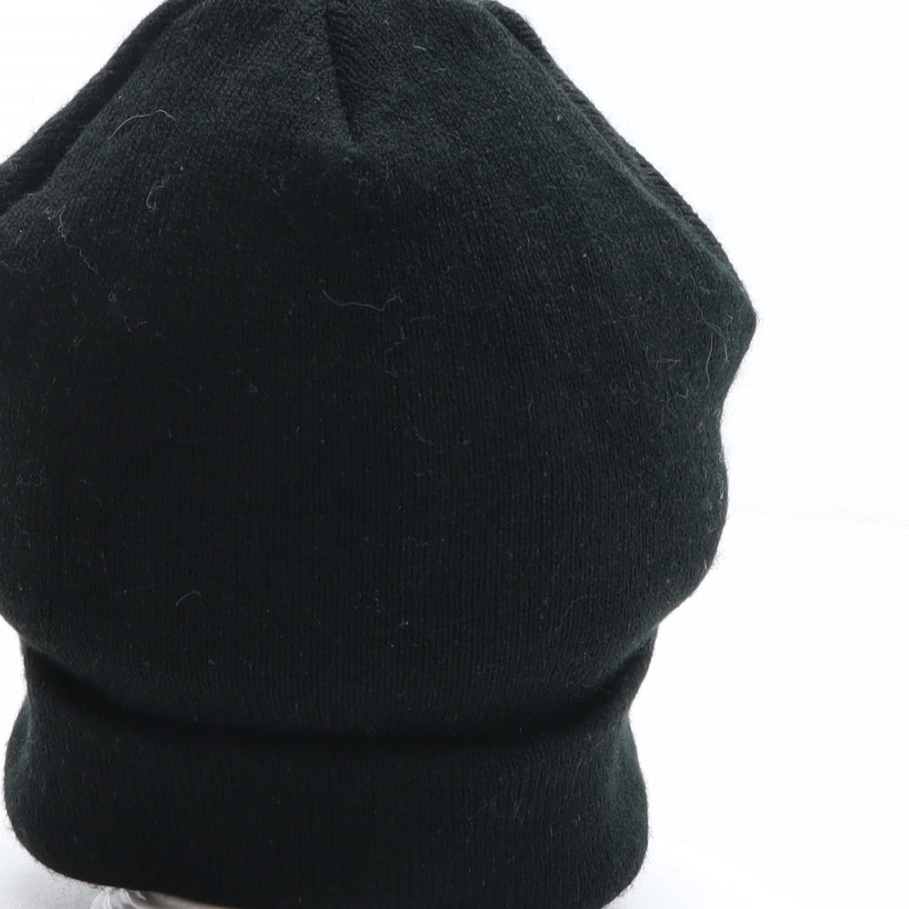 George Womens Black Acrylic Beanie One Size - Friends