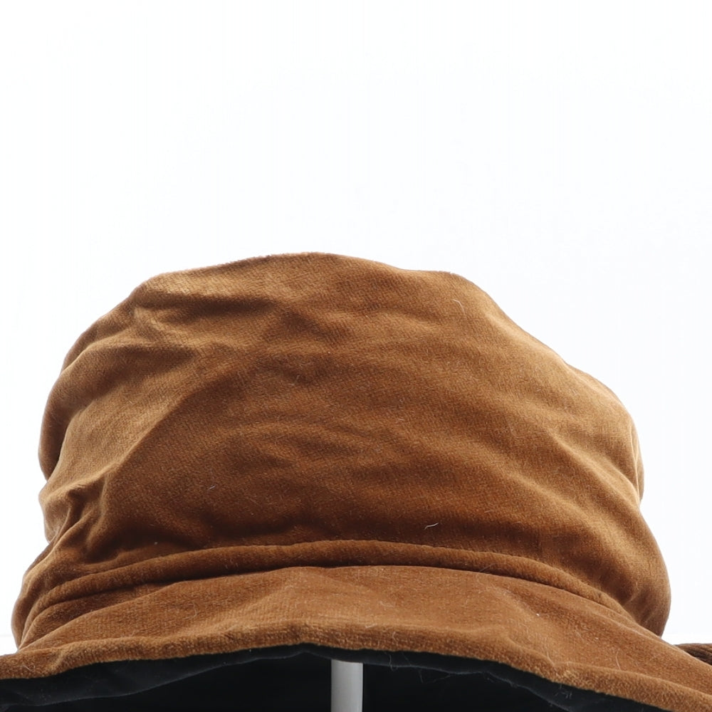 Encore Womens Brown Polyester Cloche One Size