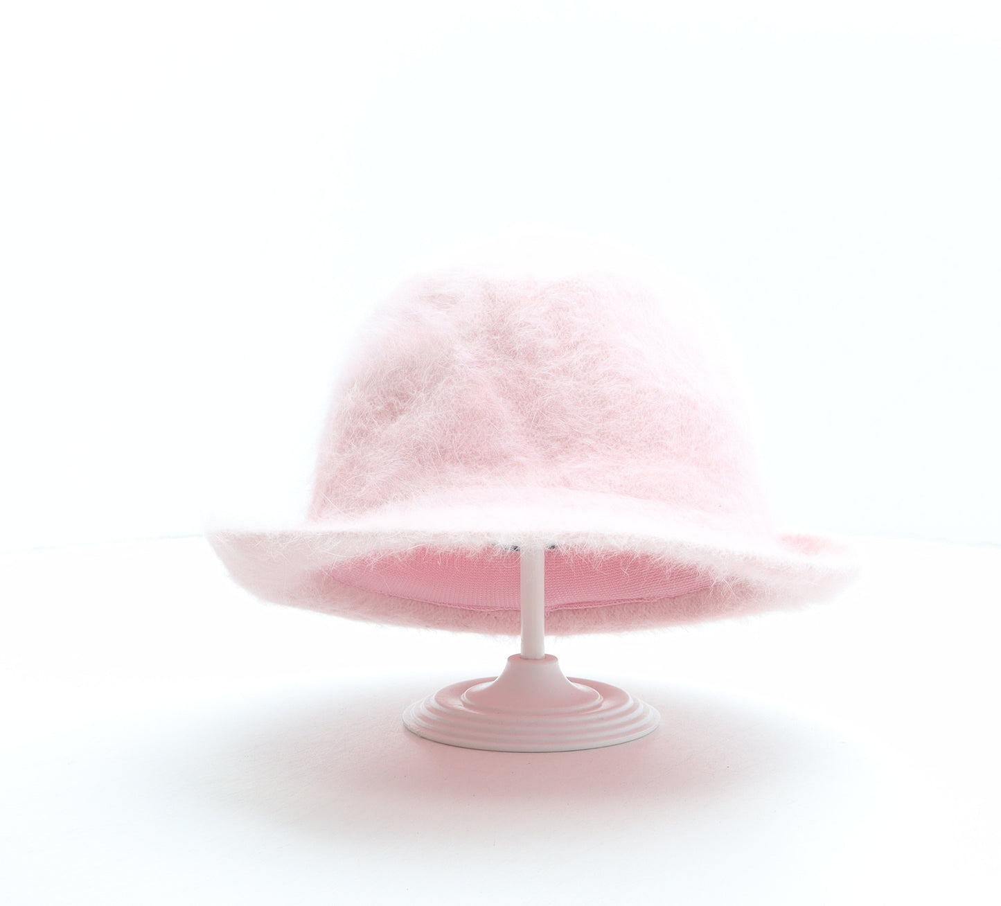 Preworn Womens Pink Angora Trilby One Size