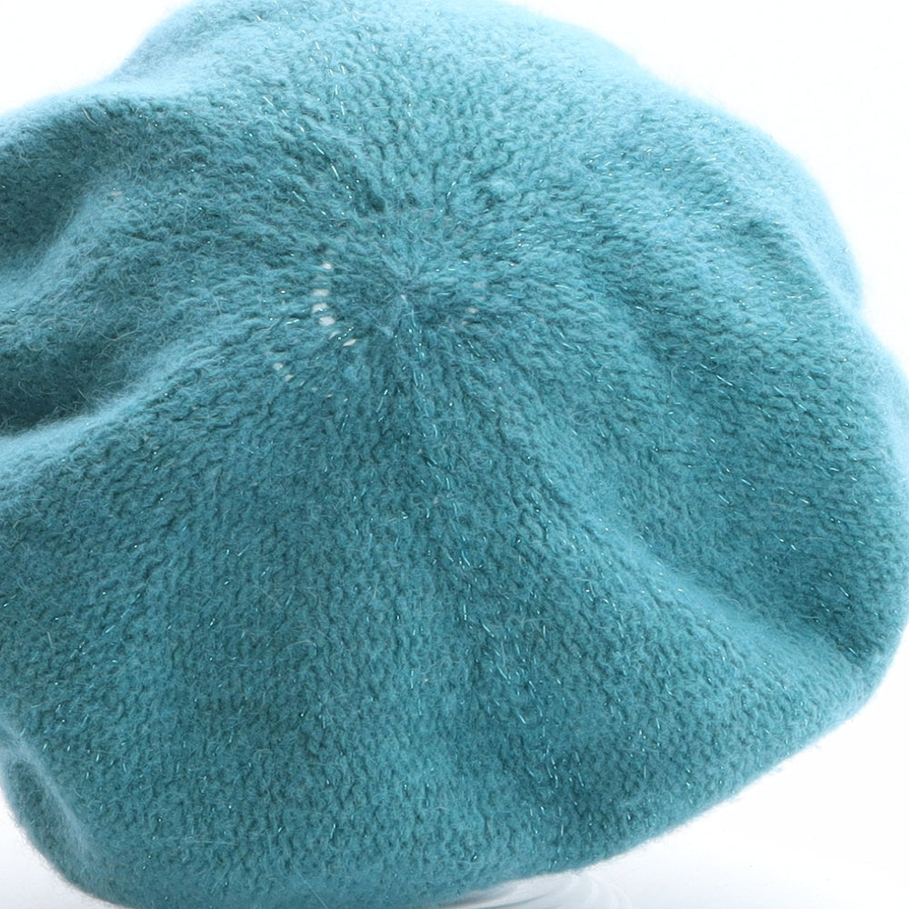 New Look Womens Blue Nylon Beret One Size