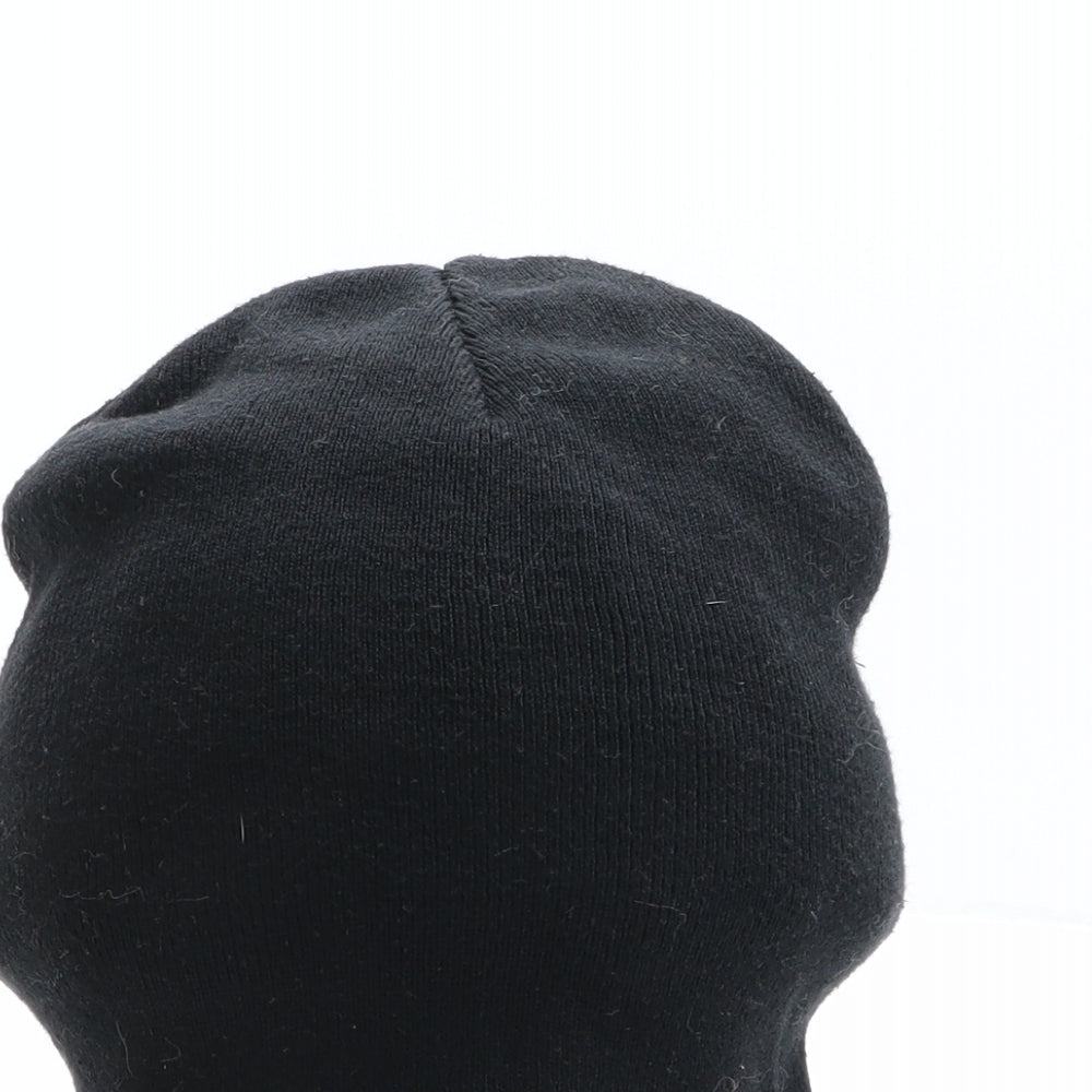 River Island Womens Black Acrylic Beanie One Size