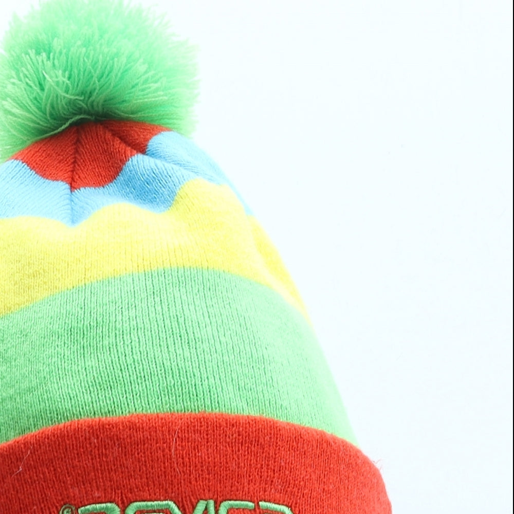 NEVICA Mens Multicoloured Striped Acrylic Beanie One Size