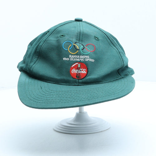 HighMountain Mens Green Cotton Baseball Cap One Size - Coca Cola, Olympics