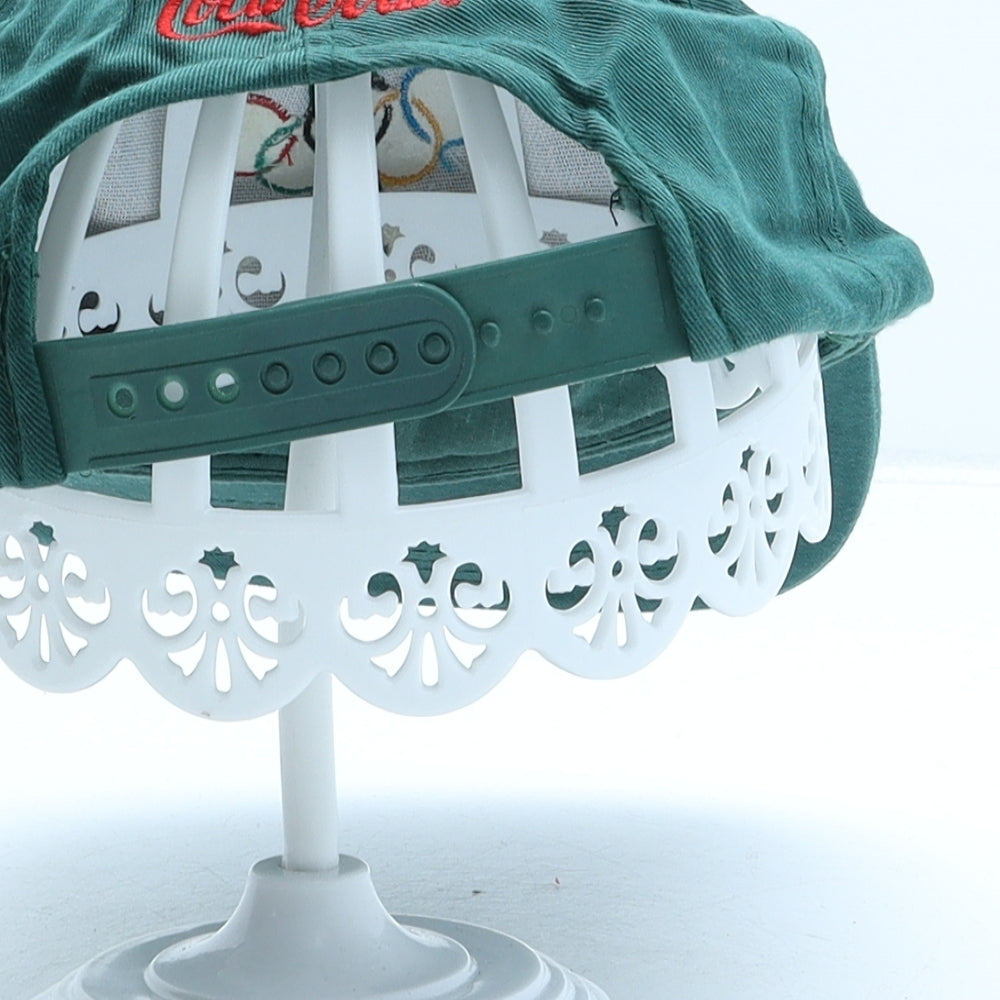 HighMountain Mens Green Cotton Baseball Cap One Size - Coca Cola, Olympics