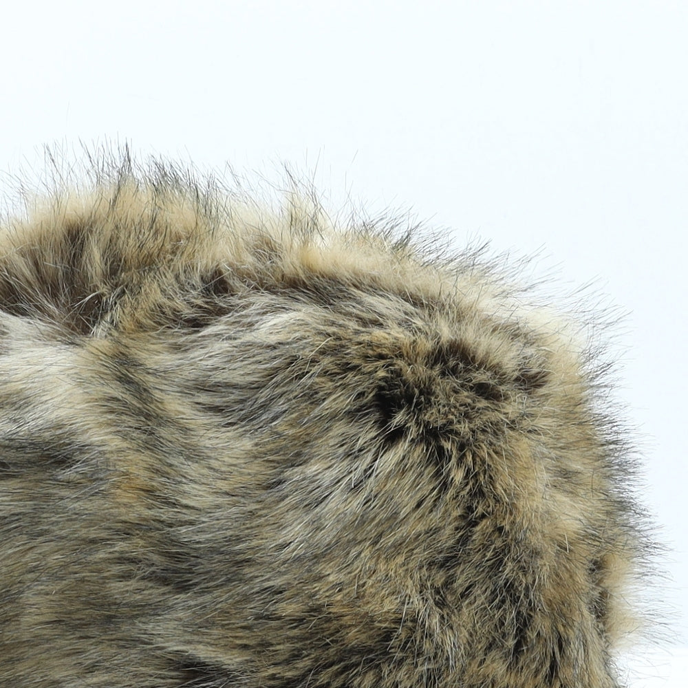 New Look Womens Brown Polyester Cossack One Size - Faux Fur