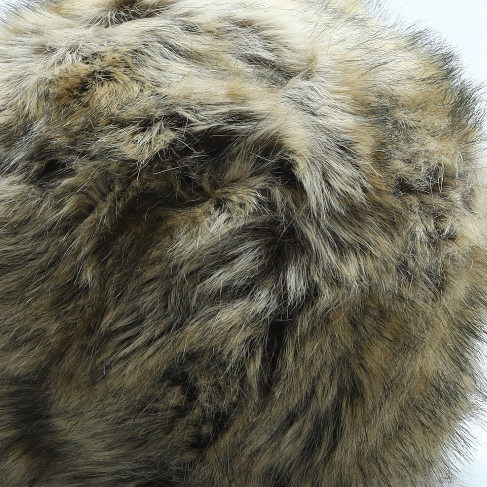 New Look Womens Brown Polyester Cossack One Size - Faux Fur