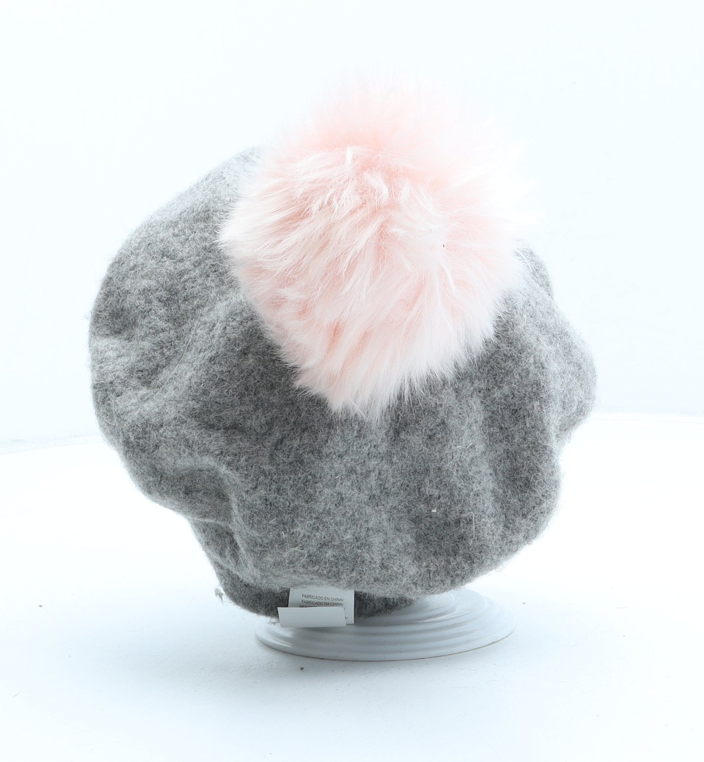 Primark Girls Grey Wool Beret Size S