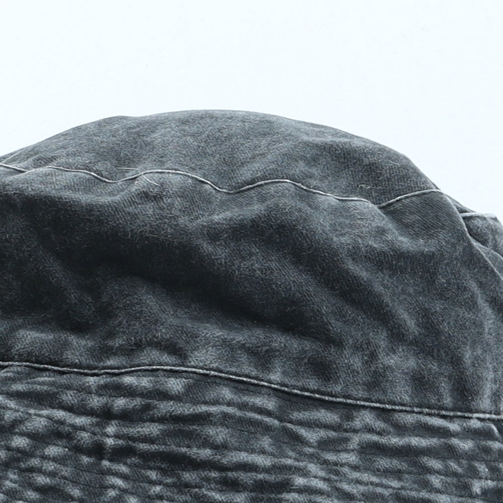 Pri,ark Womens Grey Cotton Bucket Hat One Size