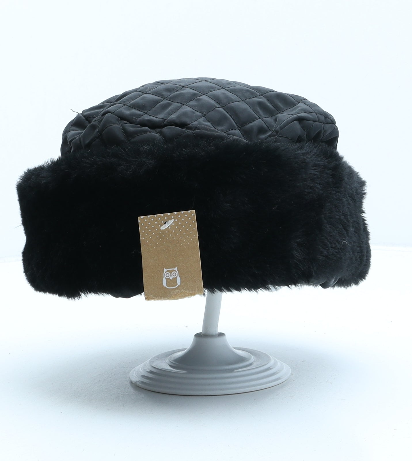 Avenue Womens Black Polyester Cloche One Size