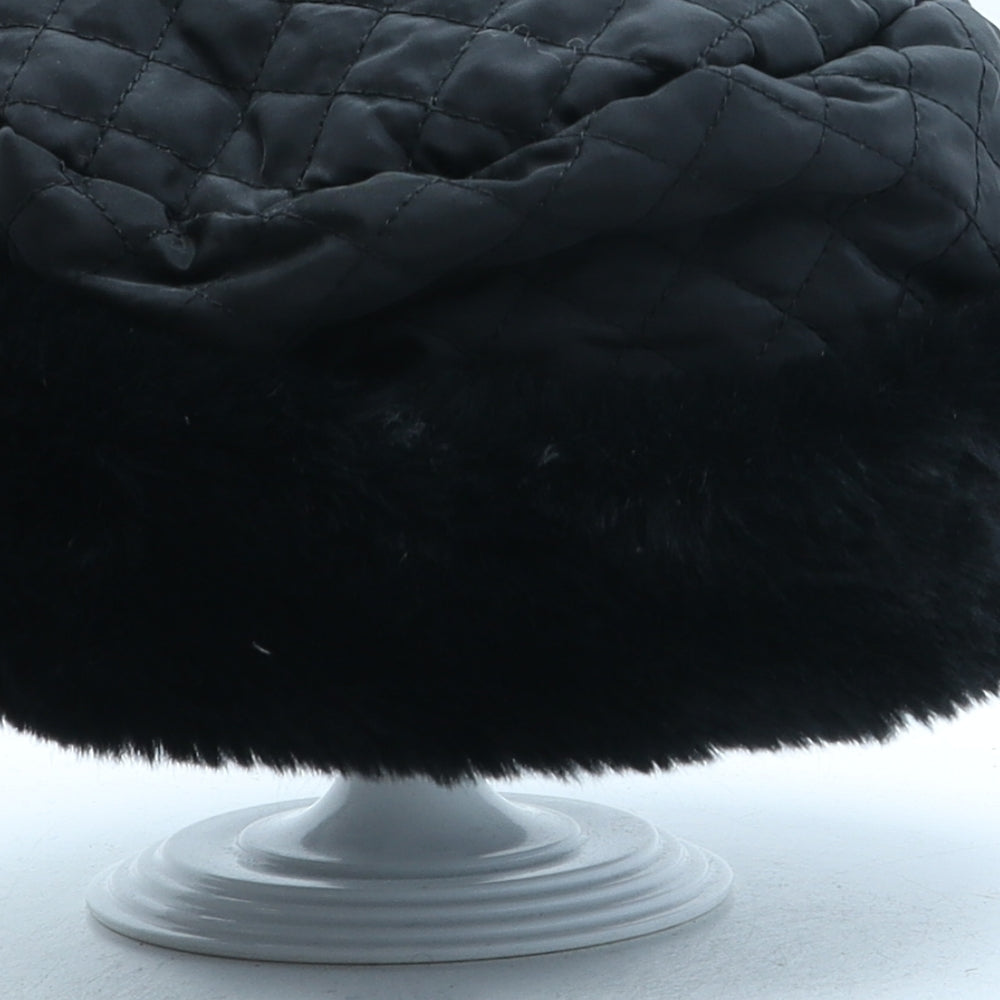 Avenue Womens Black Polyester Cloche One Size